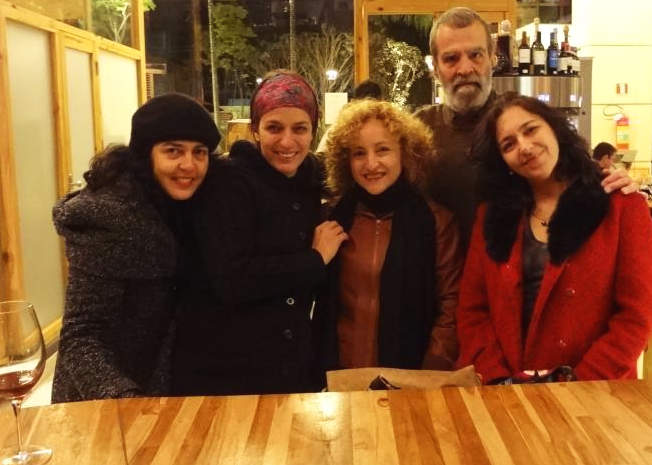 no Shopping da Granja com Carla Arnoni, Alessandra Zechin, Anaí Rosa e Luciana Guidorzi