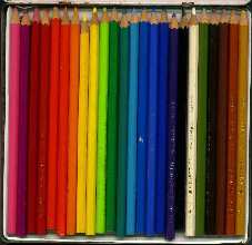 caixa de lápis de cor