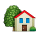 ícone de uma casinha com uma árvore ao lado