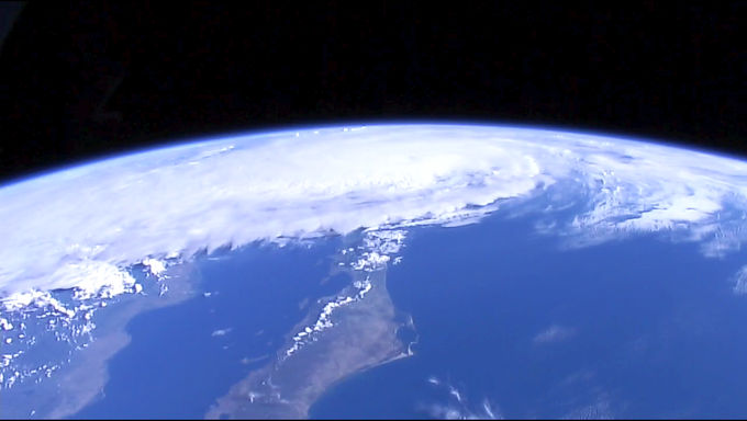 Terra vista da Estação Espacial Internacional
